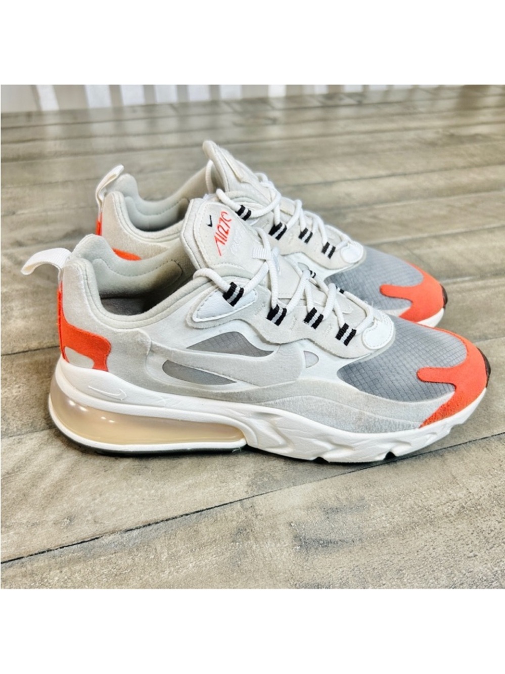 Nike Women’s Sneakers White Gray Coral